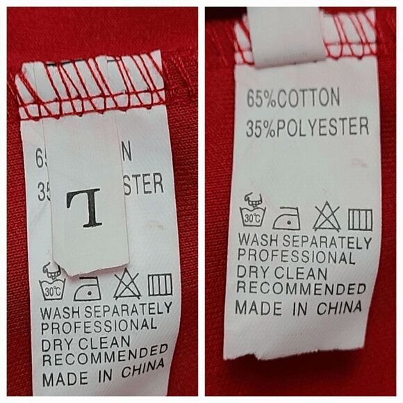 ❤️ Long Ruffle Sleeve Front Slit Bodycon Boat Neck Party Midi Red Dress M NEW - Picture 12 of 17